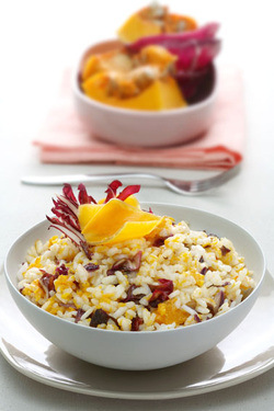 Pumpkin and Radicchio Risotto