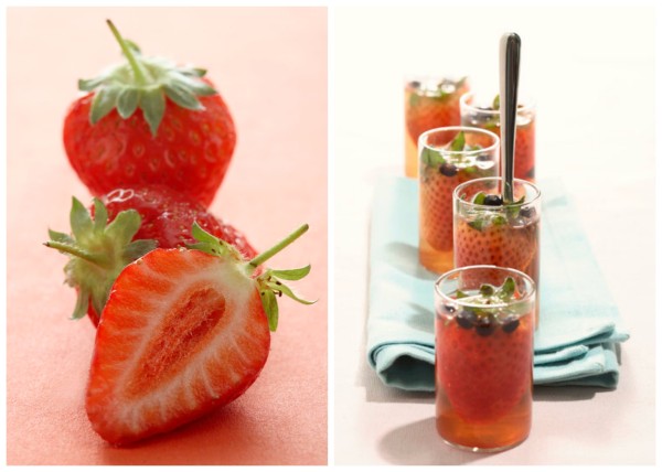 Strawberries in Love by @dinnerinvenice